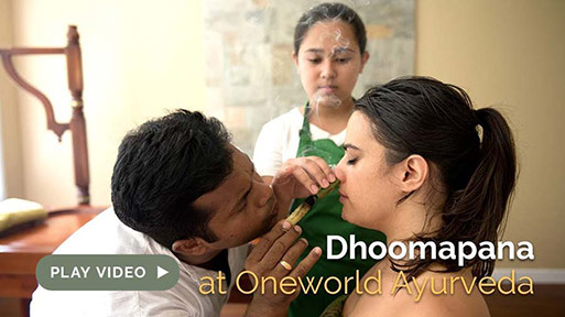 Ayurvedic Dhoomapana treatment 