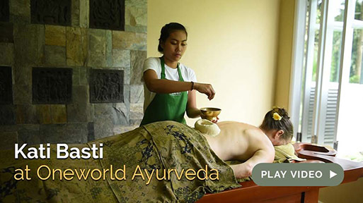 Ayurvedic Kati Basti at Oneworld Ayurveda in Ubud, Bali