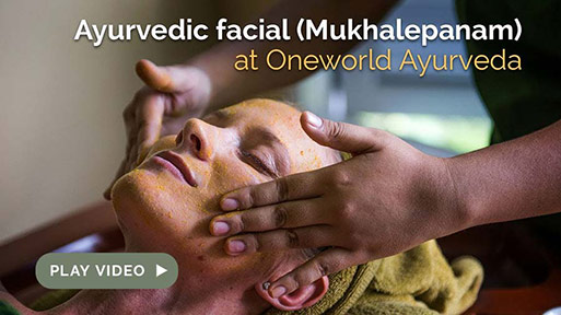 Ayurvedic facial—Mukhalepanam